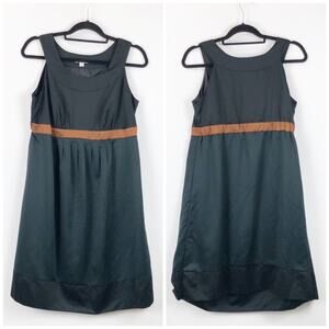 Liz Lange Maternity Target Medium Womens Black Sleeveless Pleated Dress